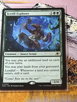 MTG Edge of Eternities 0192 Icetill Explorer Creature Insect Scout RARE - Image 3