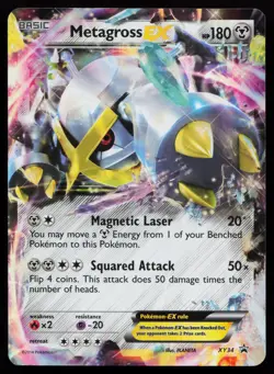 Metagross EX (Shiny) XY34 Promo XY Promos Pokemon Card - Image 1