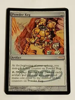 MTG Powder Keg LP - Foil - Player Rewards Promo - Image 1