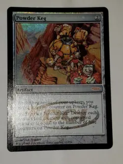 MTG Powder Keg LP - Foil - Player Rewards Promo - Image 3