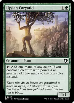 LP Ilysian Caryatid, Commander Masters, Magic the Gathering, 297 - Image 1