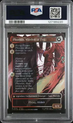 2025 MTG FINAL FANTASY JOSHUA, PHOENIX'S DOMINANT/PHOENIX, WARDEN OF FIRE PSA 10 - Image 2