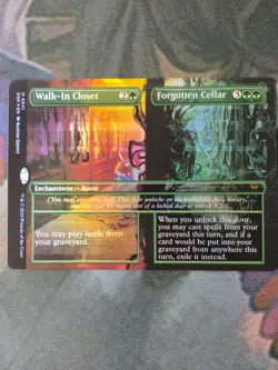 Walk-in Closet Forgotten Cellar - Borderless Foil | Duskmourn | NM | MTG - Image 1