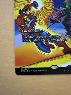 Goblin Bombardment Borderless M 0023 MAR NM/M MTG Spiderman - Image 2