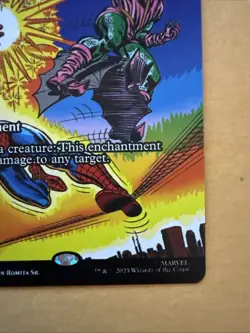 Goblin Bombardment Borderless M 0023 MAR NM/M MTG Spiderman - Image 3