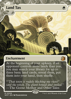Land Tax - WOT #9 | NORMAL | NM | MTG | BORDERLESS | FULL ART | SHOWCASE - Image 1