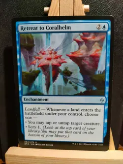 Retreat to Coralhelm - Battle for Zendikar - Uncommon - NM to LP (see pics) MTG - Image 1