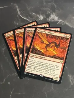 Full Playset 4x Magmatic Hellkite #0111 R [Tarkir: Dragonstorm] NM - Image 1