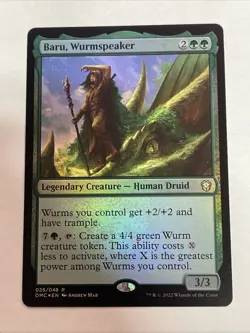 Baru, Wurmspeaker Commander: Dominaria United Foil #26 Rare - Image 1