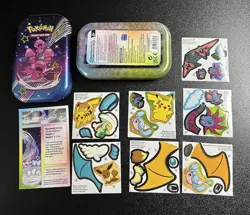 Pokemon Paldean Fates Mini Tin - Tinkaton Design - Empty Tin + Stickers - Image 1