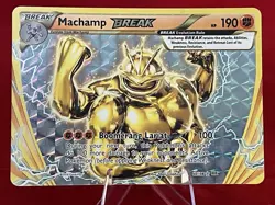 Machamp BREAK 60/108 Evolutions Ultra Rare Holo Pokemon Card DMG - No Play! - Image 1