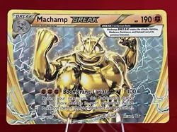 Machamp BREAK 60/108 Evolutions Ultra Rare Holo Pokemon Card DMG - No Play! - Image 3