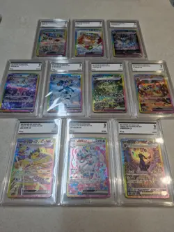 Terastal Festival Eevee Evolution SAR Complete Set Of 10 Pokemon Card Korean - Image 1