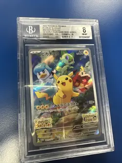 Pokemon TCG Pikachu SVP Black Star Promos SVP027 Holo Promo BGS 9 - Image 1