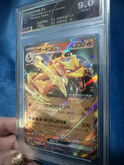 2023 Pokemon Scarlet & Violet 151 Charizard ex DGA Graded 9.0 Mint Japanese - Image 3