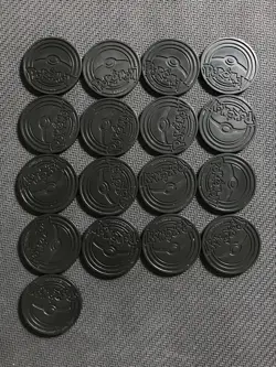 Pokemon Chinese 151 Hope Coin Aqua LOT*17 Zapdos Gastly Dragonite Dratini -MMD - Image 2