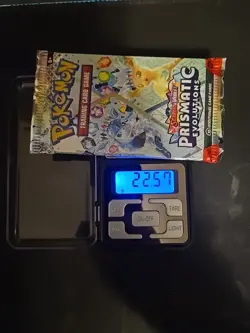 HEAVY 22.57 Grams Pokemon Prismatic Evolutions Booster Pack New Factory Sealed - Image 1
