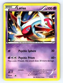 2015 XY Trainer Kit Pokemon Latias 30/30 Holo - VLP-NM 💎 - Image 1