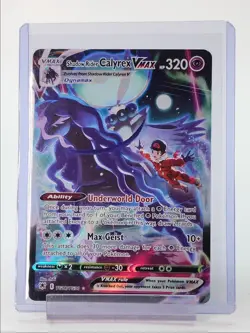 SHADOW RIDER CALYREX VMAX 2022 POKEMON SWSH ASTRAL TRAINER HOLO RARE Q0443 - Image 1