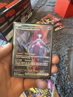 Pokemon TCG Team Rockets Mewtwo EX Sir Destined Rivals Card 231/182 - Pack Fresh - Image 1