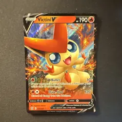Pokemon TCG Victini V Sword & Shield - Battle Styles 021/163 Holo Ultra Rare - Image 1