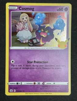 Cosmog 013/025 Celebrations Holo Rare Pokemon TCG NM/Near Mint - Image 1
