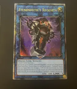 Yugioh! NM Fiendsmith's Requiem (Quarter Century Secret Rare) INFO-EN046 NM - Image 1