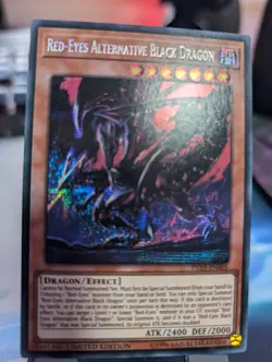 YuGiOh! Red-Eyes Alternative Black Dragon TN19-EN005 Secret Rare - Image 1