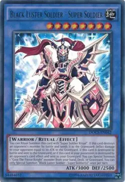 Yugioh! LP Black Luster Soldier - Super Soldier - DOCS-EN042 - Ultra Rare - Unli - Image 1