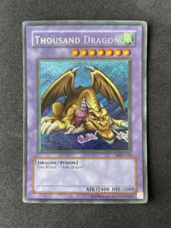 Yugioh Thousand Dragon MRD-143 Reverse Secret Rare Holo MP-HP - Image 1
