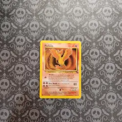 Moltres 27/62 Fossil Non-Holo Rare Vintage Pokemon Card 1999 Near Mint Condition - Image 2