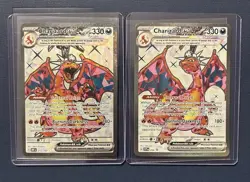 Pokemon TCG Lot Of 2 Card Charizard Ex 215/197 And O56 Promo Both NM - Image 1