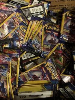 Pokemon Card Sword & Shield 3 Card Pack (LOT OF 200) SEALED PACKS - Image 2
