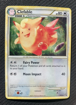 Clefable 1/95 Holo Rare Pokemon Card - Call of Legends Set - 2011 - LP - Image 1
