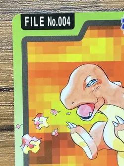 Pokemon Carddass Card Charmander File No.4 Bandai Pocket Monsters 1997 Japan - Image 3
