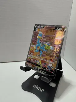 Machamp V Alternate Full Art Holo 141/128 Chinese Pokemon Card Near Mint - Image 1