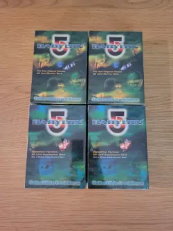 Babylon 5 CCG Lot: Starter & Supplemental Decks (2 Each) + Bonus Cards - Image 3