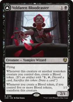 ~ Voldaren Bloodcaster ~ NM Foil ~ Innistrad Remastered ~ MTG ~ - Image 1