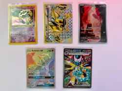 Pokemon TCG Vintage and Modern 5 Card Mixed Lot - Image 1