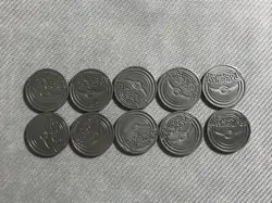 Pokemon Chinese 151 Hope Coin Purple LOT*10 Dragonite Gengar Dragonair Blastoise - Image 2