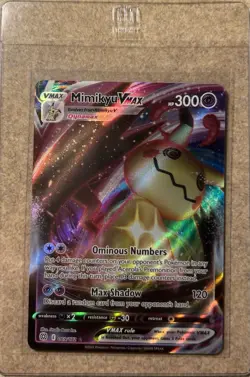Pokemon TCG Mimikyu VMAX Holo Ultra Rare Card 069/172 Brilliant Stars - Image 4