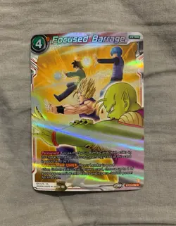 Dragon Ball Super Card Game Focused Barrage Critical Blow BT22-030 FOIL Common - Image 1