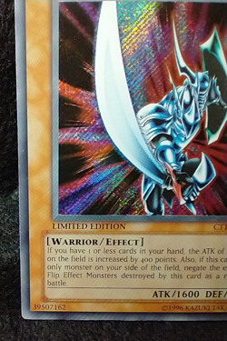 Yu-Gi-Oh Card Blade Knight Holo Limited Edition Collector's Tins CT1-EN002 TCG. - Image 3