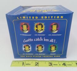 Pokemon Burger King 23k Gold Plated Trading Card Mewtwo Sealed In Blue Box, New - Image 4