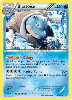 Blastoise 16/101 Rare | Plasma Blast | Pokemon Card - Image 1