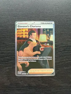Pokemon Card 151 Giovanni's Charisma SAR 204/165 English NM - Image 1