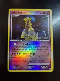 2008 Pokemon TCG Legends Awakened Giratina Reverse Holo STAMPED Card 4/146 MP - Image 1
