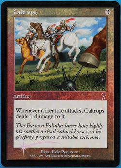 Caltrops FOIL 7th Edition PLD Artifact Uncommon MAGIC CARD (ID# 505517) ABUGames - Image 1