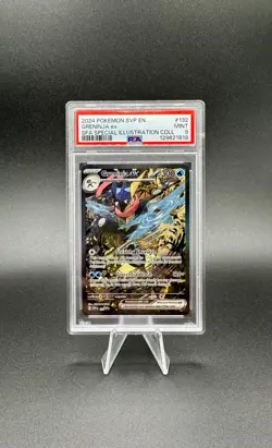 PSA 9 Greninja ex 132 Scarlet & Violet Holo Black Star Promo Pokemon Card - Image 3