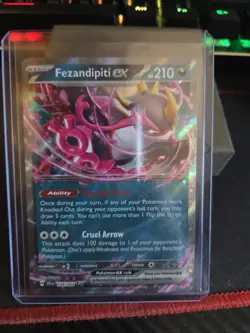 Fezandipiti EX Shrouded Fable Holo Double Rare Pokemon TCG Card 038/064 NM - Image 1